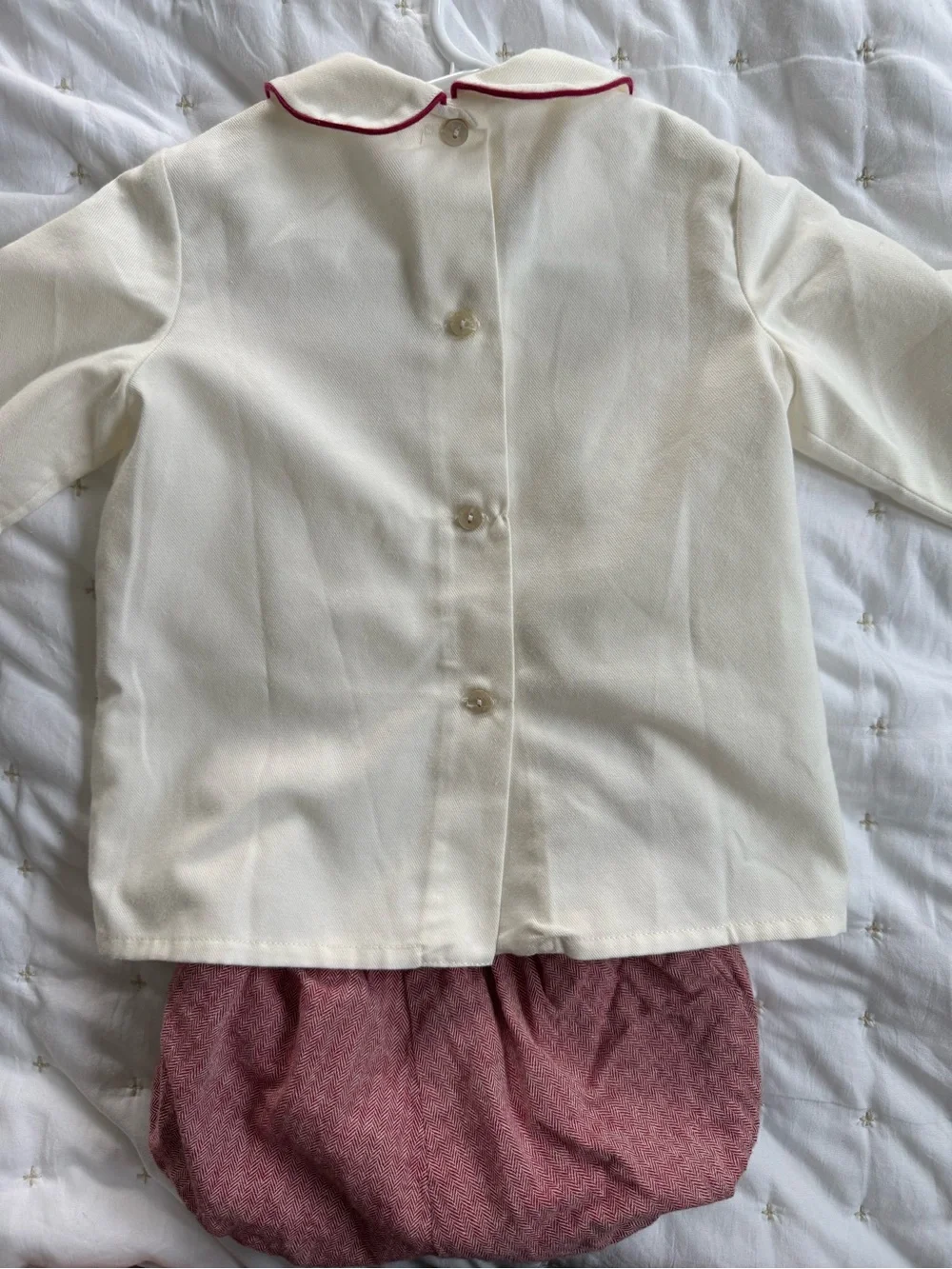 Pepa London Bloomers & Peter Pan Collar Shirt Set